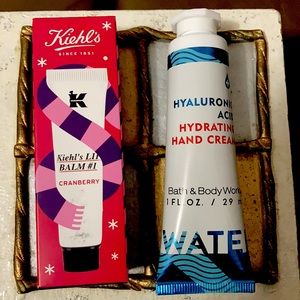 Bath&body works hand cream Kiehls lip balm